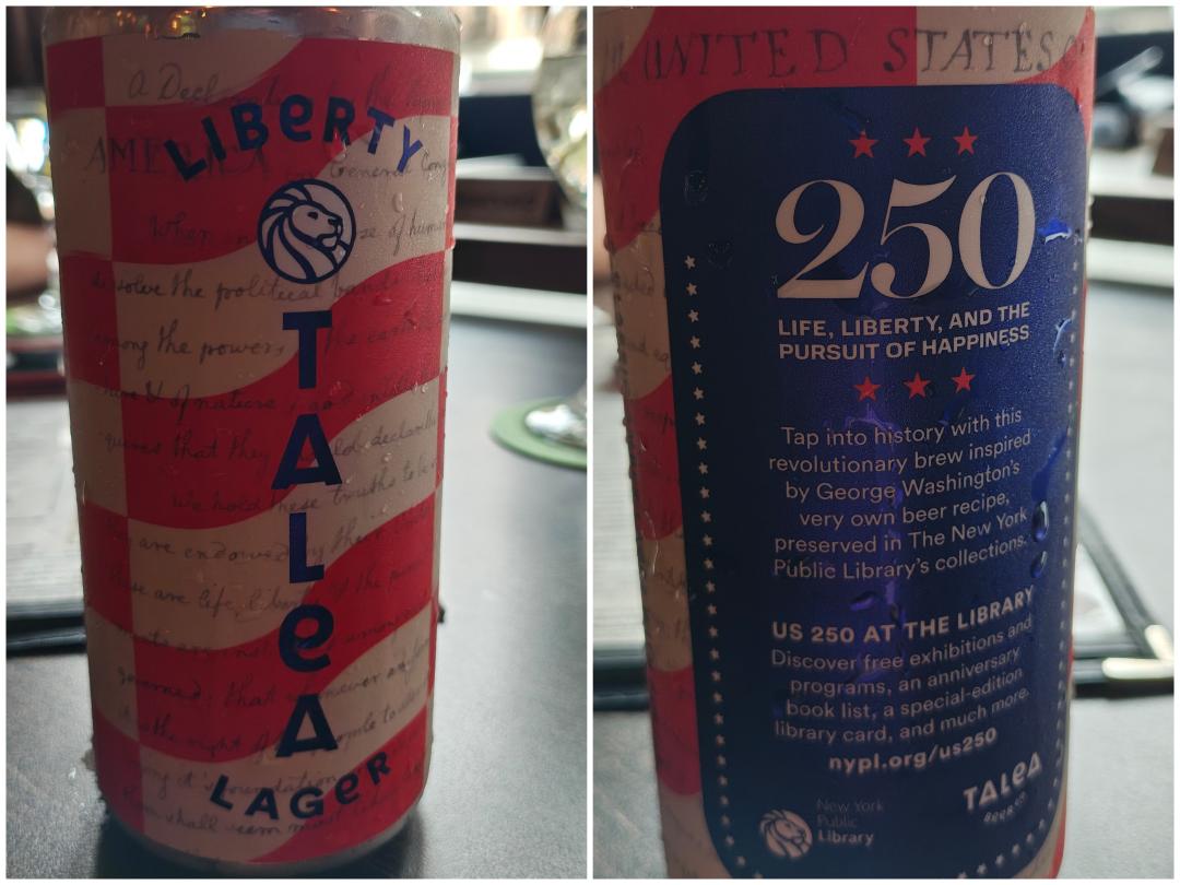 Talea George Washington Beer