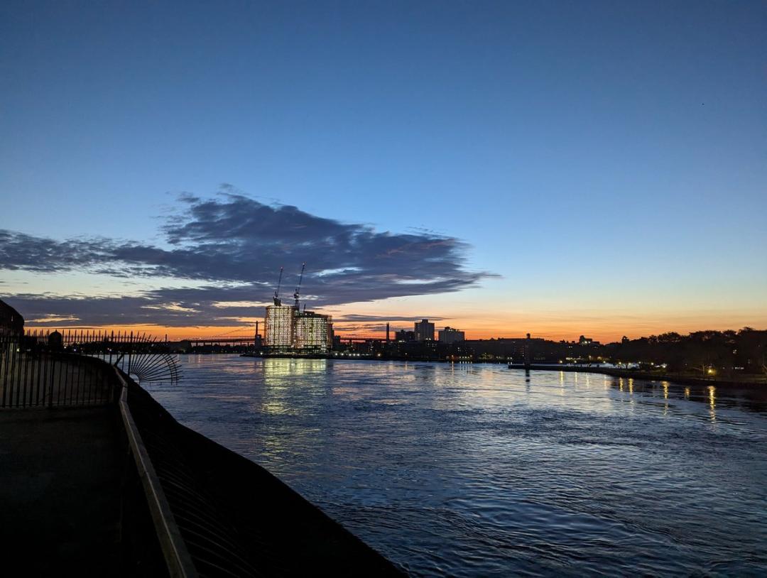 Sunrise over the East River