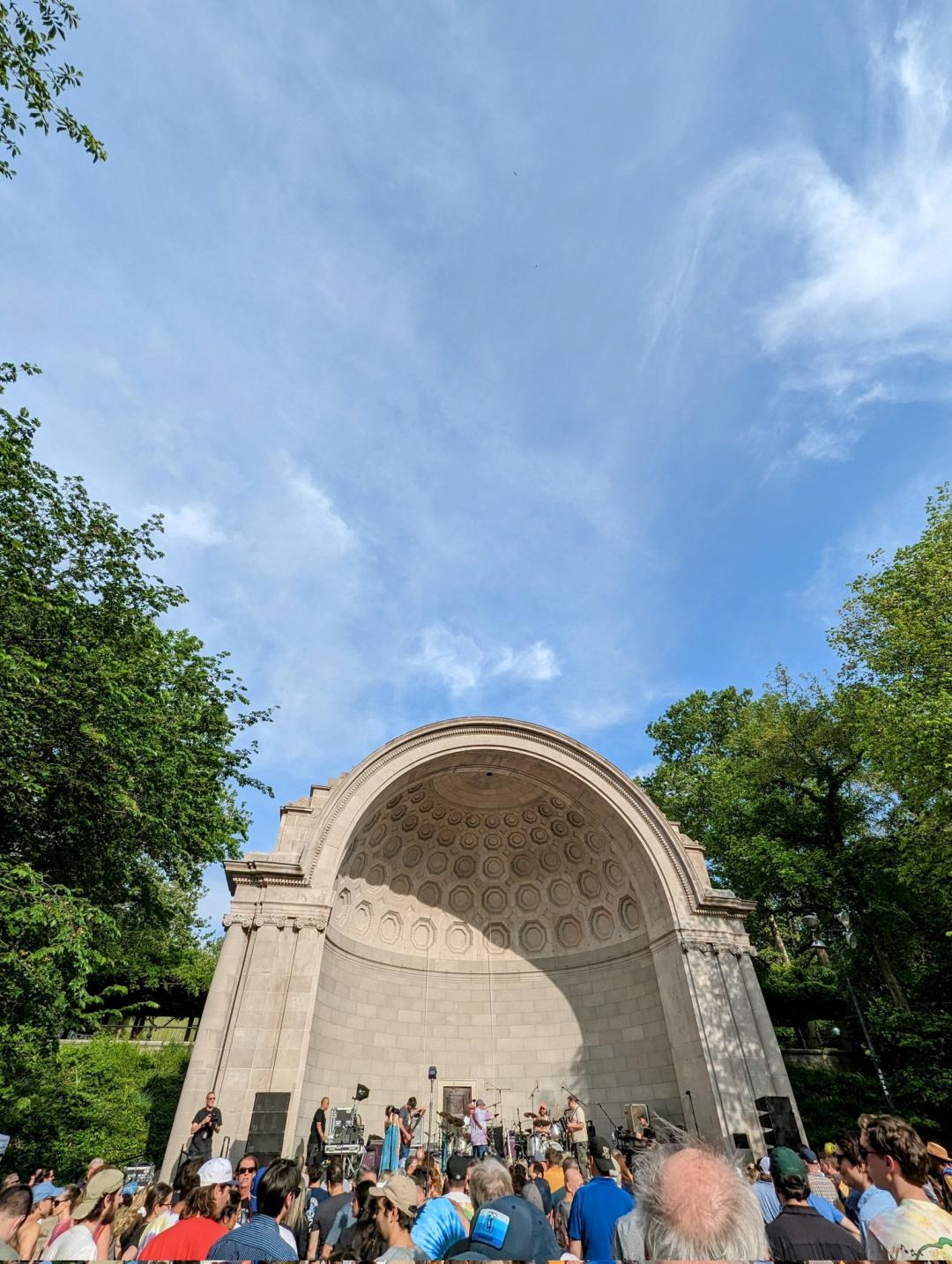 Stella Blues Band playing live in Central Park NYC