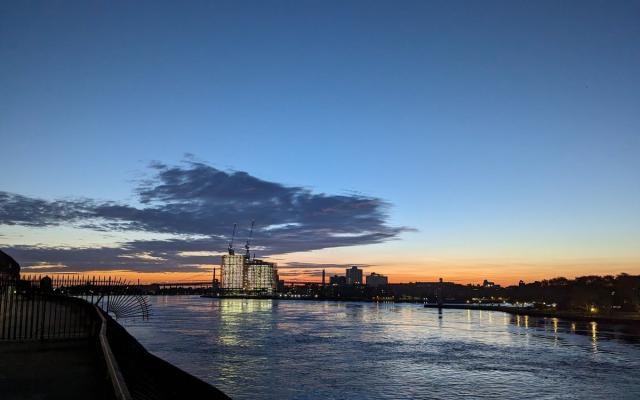 Sunrise over the East River